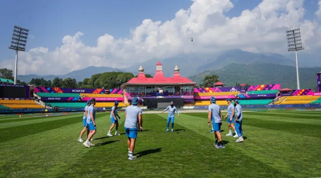 HPCA Stadium Seating Stands and Dhauladhar View